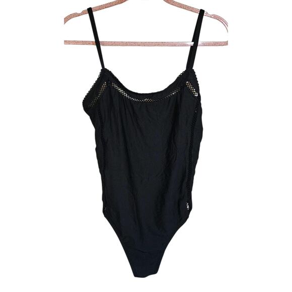 Anthropologie Other - Anthropologie One Piece Swimsuit Black Size Large